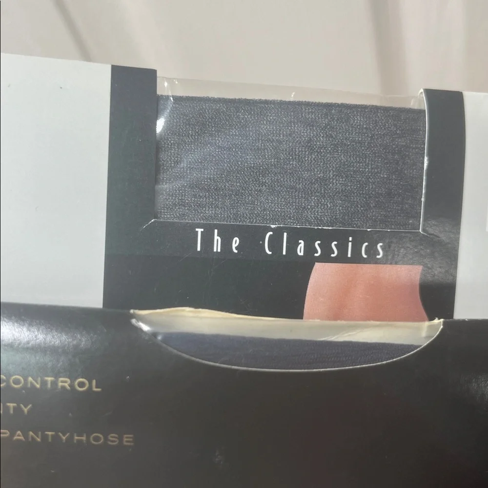 Navy Blue Pantyhose Victoria’s Secret Evan Picone Size Large